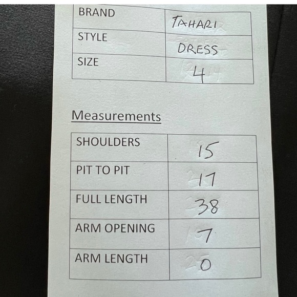 Tahari by Arthur S. Levine women’s dress Size 4 - Picture 11 of 12